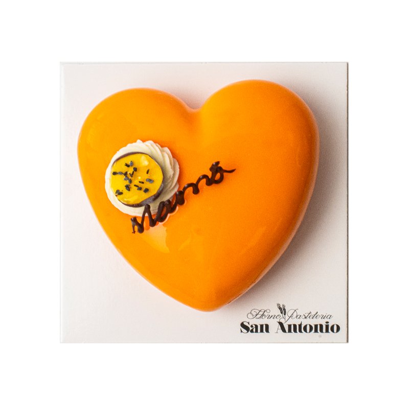 Tarta corazón Tropical especial día de la madre