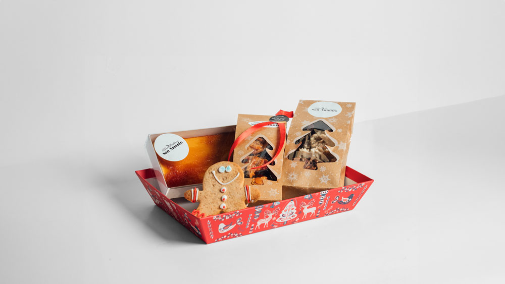 Cada de Navidad Dulce Sencilla