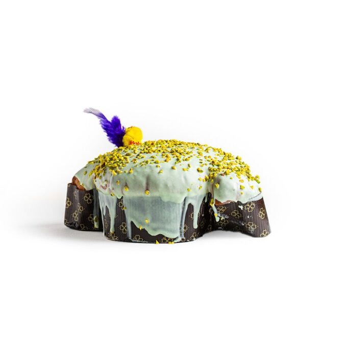 Colomba de Pascua rellena de pistacho