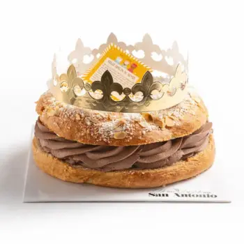 Roscón de Reyes tradicional de trufa